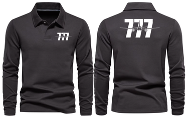 BOEING 777 LONG SLEEVE POLO